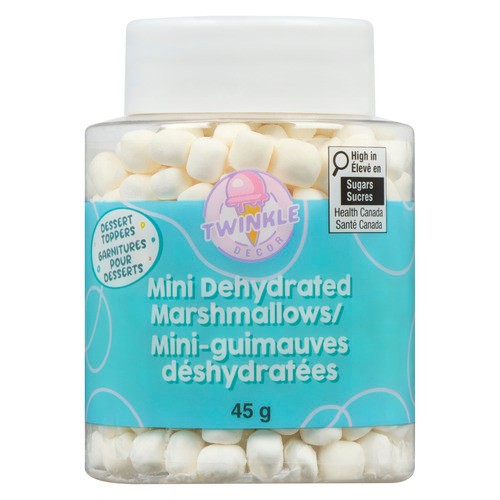 Twinkle Decor Dessert Toppers Mini Dehydrated Marshmallows 45 g