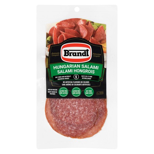 Brandt Gluten-Free Deli Sliced Salami Hungarian 125 g
