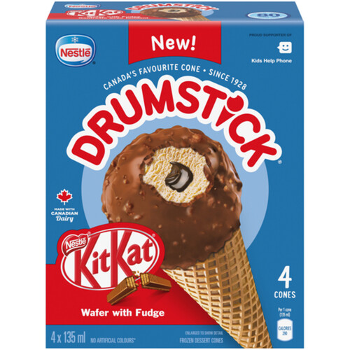 Drumstick Kit Kat Ice Cream 4 x 135 ml