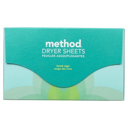 Method Dryer Sheets Beach Sage 80 Sheets