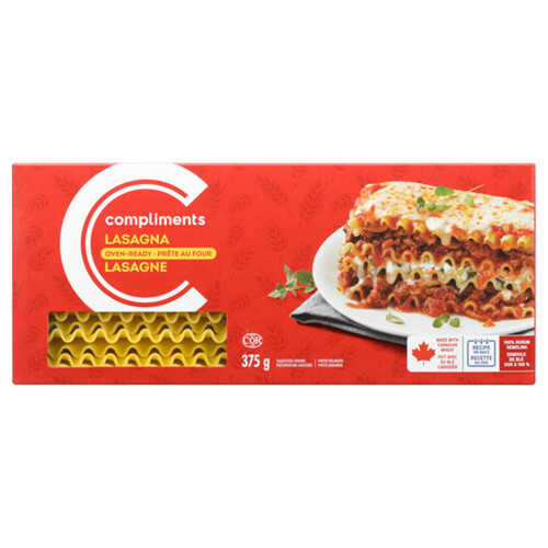 Compliments Lasagna Oven Ready 375 g