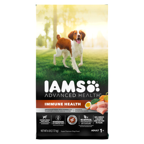 IAMS Advanced Immune Health Dry Dog Food Chicken & Superfoods 2.72 kg