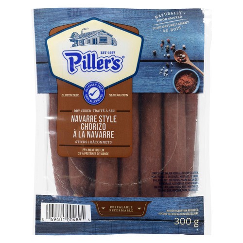 Piller's Navarre Style Chorizo Sticks 300 g
