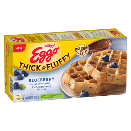 Kellogg Frozen Eggo Waffles Blueberry 330 g