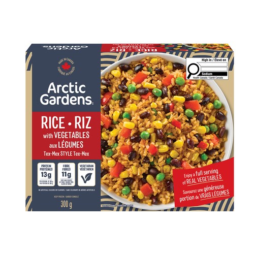Arctic Gardens Rice with vegetables tex-mex style 300 g (frozen)