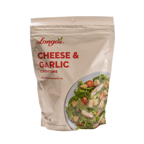 Longo's Croutons Cheese & Garlic 145 g