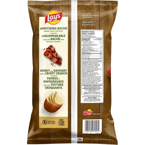 Lay's Potato Chips Smokey Bacon 220 g