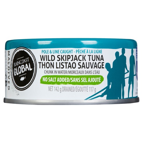 Raincoast Trading Wild Skipjack Tuna No Salt 142 g