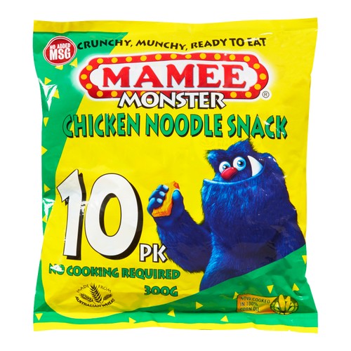 Mamee Monster Snack Chicken Noodle 300 g