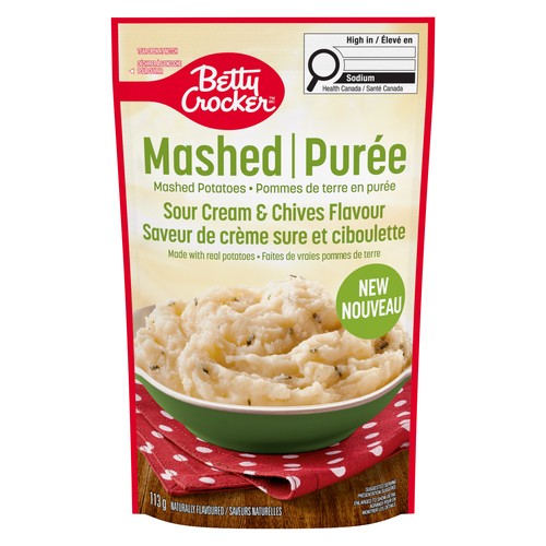 Betty Crocker Mashed Potatoes Sour Cream & Chives Flavour 113 g