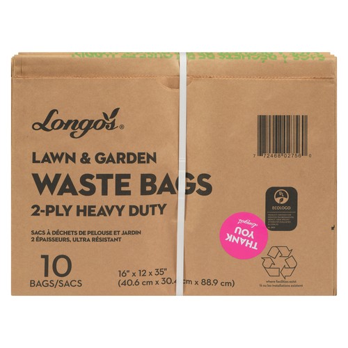 Longo's Lawn & Leaf Bag 10 Bags