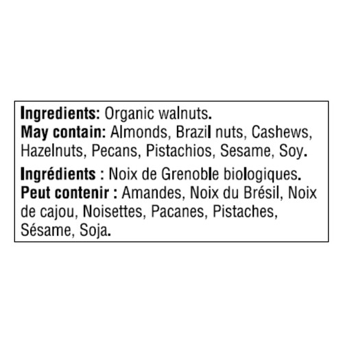 Prana Organic Raw Walnut Halves 180 g