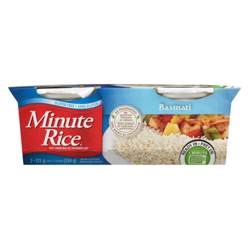 Minute Rice Basmati Ready To Serve 2 x 125 g