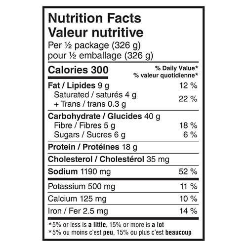 Swanson Frozen Alfredo Chicken Skillet Meal 652 g