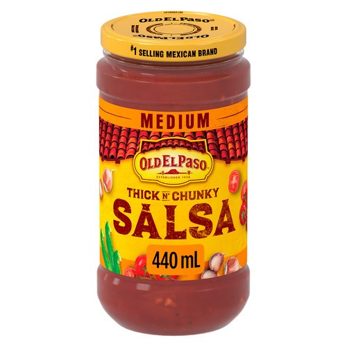 Old El Paso Salsa Thick & Chunky Medium 440 ml
