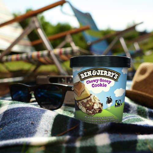 Ben & Jerry's Ice Cream Chewy Gooey Cookie 473 ml
