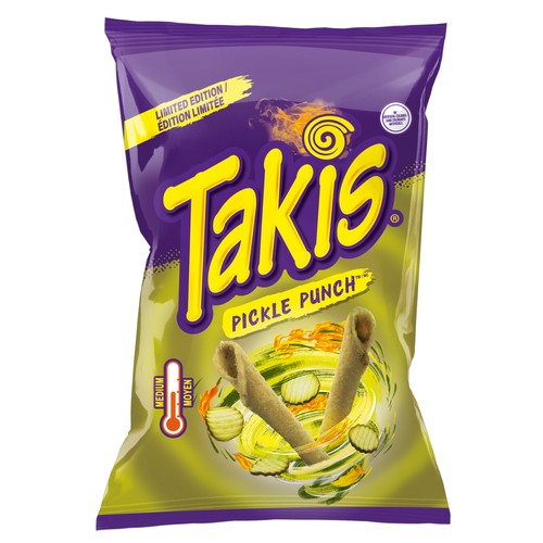 Takis Rolled Tortilla Chips Pickle Punch Medium Spicy 260 g