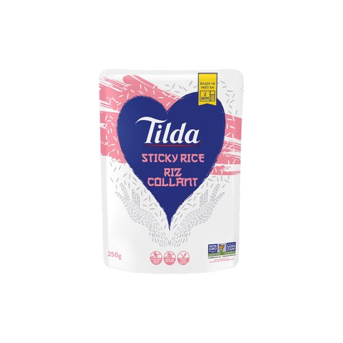 Tilda Sticky Rice Steamed 250 g