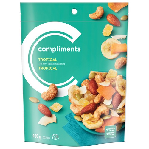 Compliments Trail Mix Tropical Nuts 400 g