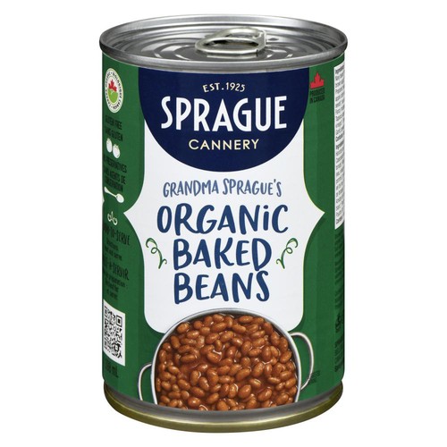 Sprague Brand Organic Canned Baked Beans 398 ml