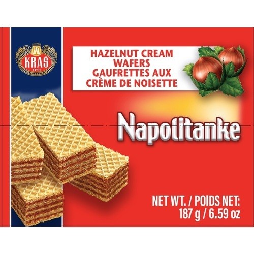 KRAS Hazelnut Cream Wafers 187 g
