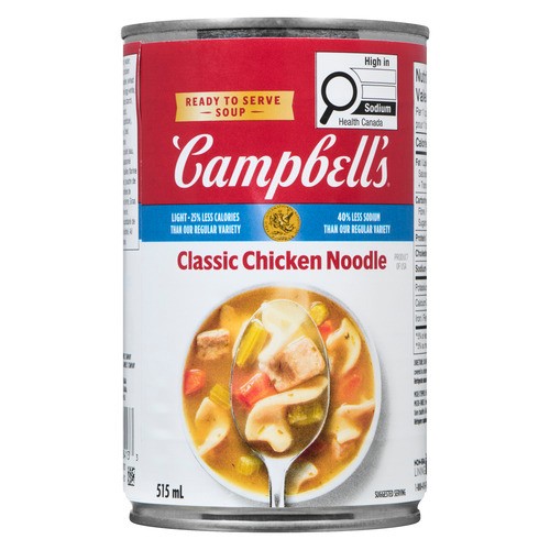 Campbell's Soup Light Classic Chicken Noodle 515 ml