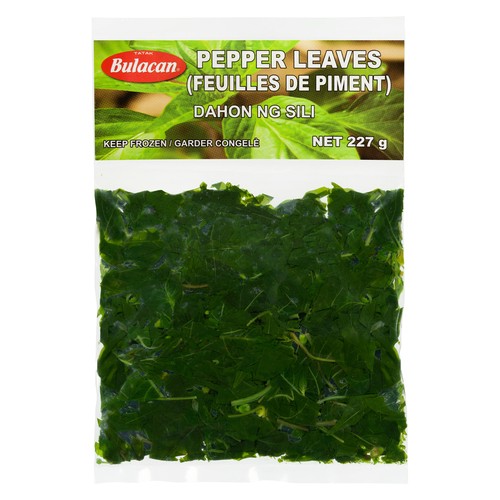 Bulacan Pepper Leaves 227 g (frozen)