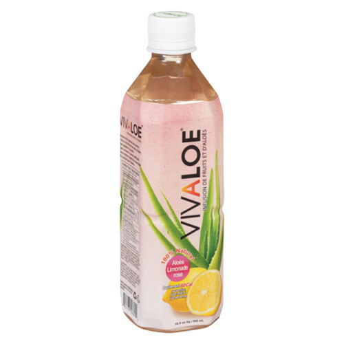 Vivaloe  Juice Pink Lemonade 500 ml (bottle)