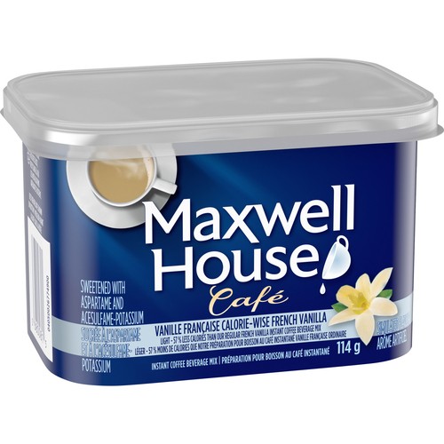 Maxwell House Instant Coffee Beverage Mix French Vanilla 114 g