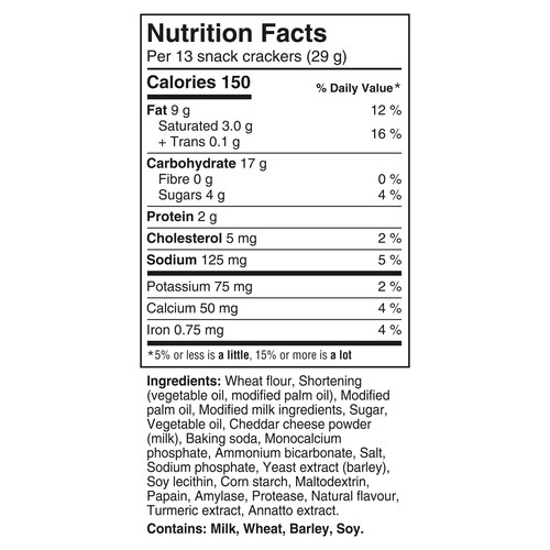 Ritz Cracker Bits Sandwiches Cheese Flavoured 162 g