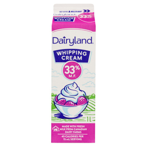 Dairyland 33% Whipping Cream 1 L