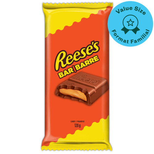 Reese's Family Size Candy Bar 120 g - Voilà Online Groceries & Offers