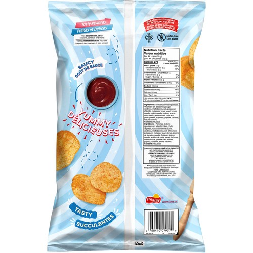 Lay's Potato Chips Lightly Salted Bar-B-Q Flavoured 220 g
