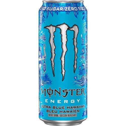 Monster Zero Sugar Energy Drink Ultra Blue Hawaiian 473 ml (can)