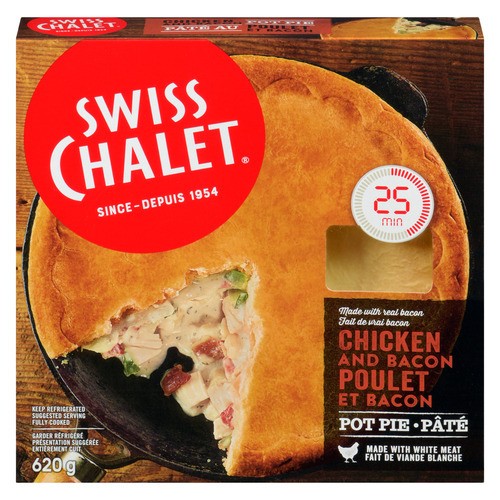 Swiss Chalet Frozen Pot Pie Chicken & Bacon 620 g