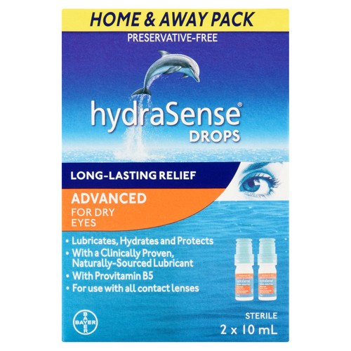 HydraSense Advanced Eye Drops 2 x 10 ml