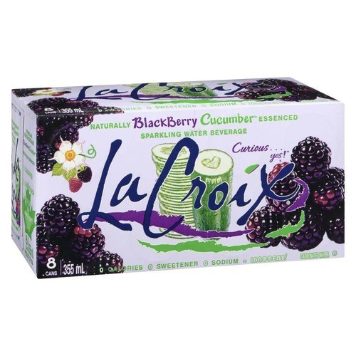 La Croix Sparkling Water Blackberry Cucumber 355 ml