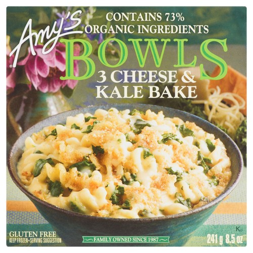 Amy's Bowls Gluten-Free 3 Cheese & Kale Bake Entree 241 g (frozen)
