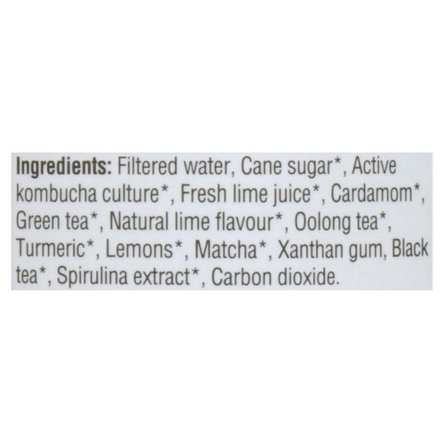 Rise Kombucha Lemon & Lime Organic 414 ml