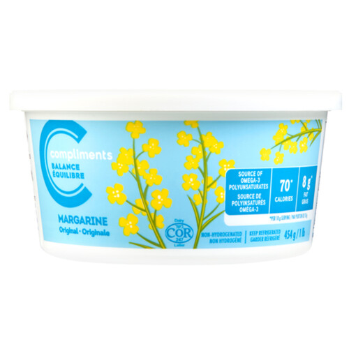 Compliments Balance Non-Hydrogenated Margarine Original 454 g