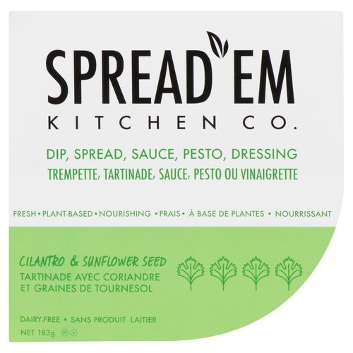 Spread'Em Kitchen Cilantro Pumpkin Sunflower Spread 183 g