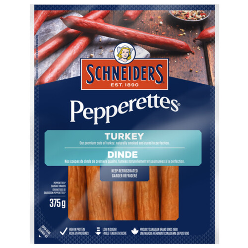 Schneiders Pepperettes Sausage Sticks Turkey 375 g