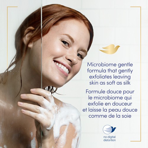 Dove Gentle Exfoliating Body Wash Sea Minerals For Healthy-Looking Skin 325 ml