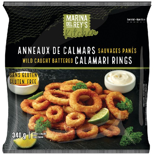 Marina Del Rey Foods Gluten-Free Ring Wild Calamari 340 g