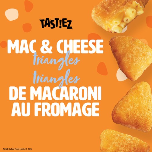 Tastiez Frozen Triangles Mac & Cheese 311 g