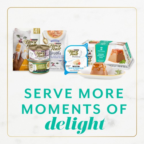 Fancy Feast Gems Wet Cat Food Mousse Paté With Tuna 2 x 57 g
