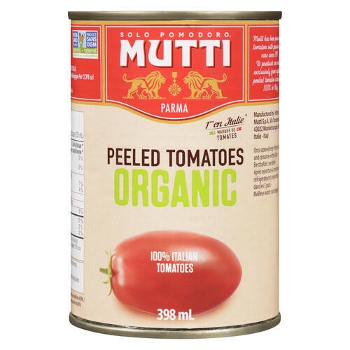 Mutti Organic Peeled Tomatoes 398 ml