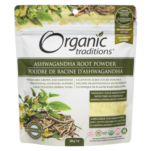 Organic Traditions Ashwagandha Root Powder 200 g