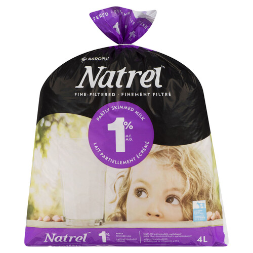 Natrel 1% Milk Partly Skimmed 4 L