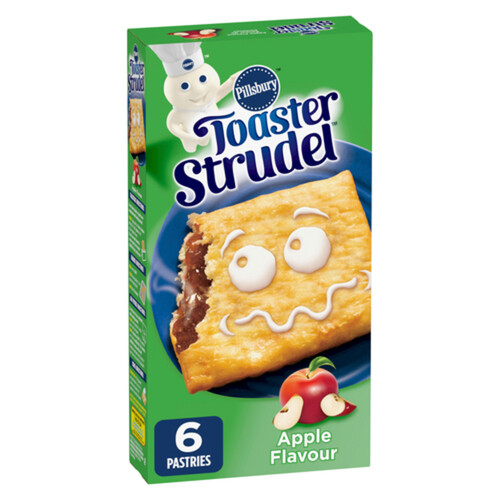 Pillsbury Toaster Strudel Breakfast Pastries Apple 6 Pack 326 g